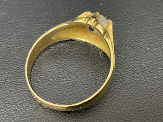 anillo oro 18k con piedra