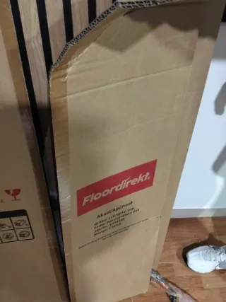 4 Paneles Acústicos Floordirekt Natural White Oak