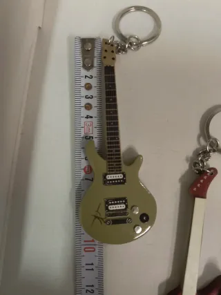 Portachiavi Chitarra in legno Set 6 Pezzi