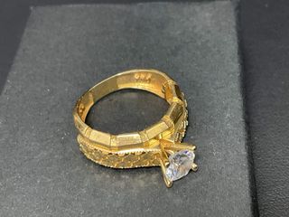 anillo oro 18k con piedra