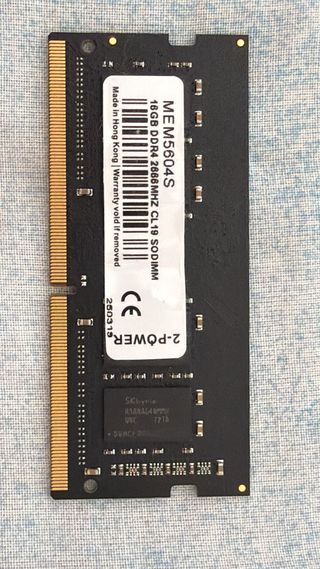 Memoria RAM 16GB DDR4 para Portatiles