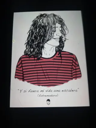 Póster Extremoduro Y si fuera mi vida