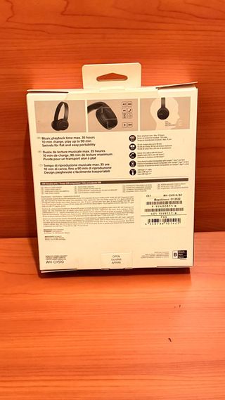 Auriculares Sony WH-CH510 Bluetooth Negros