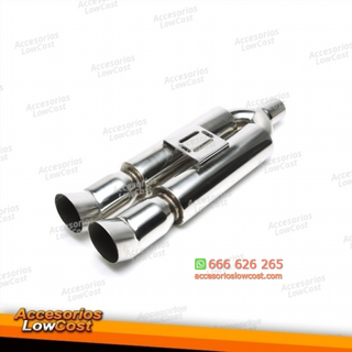 Silenciador trasero deportivo TA Technix de acero