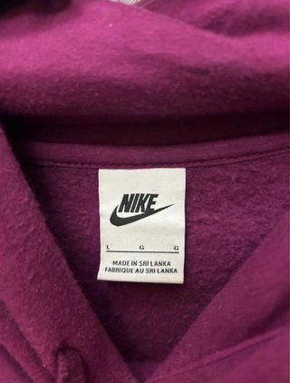 Felpa Nike con cappuccio viola