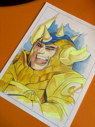 Disegni originali dei cavalieri dello zodiaco