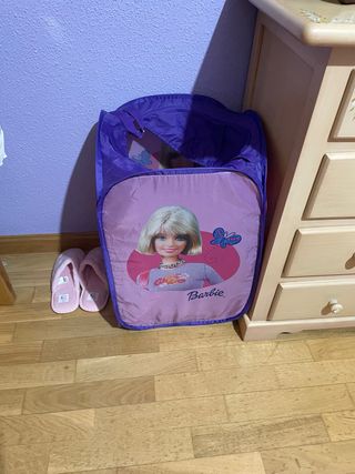 Cesto de ropa infantil Barbie