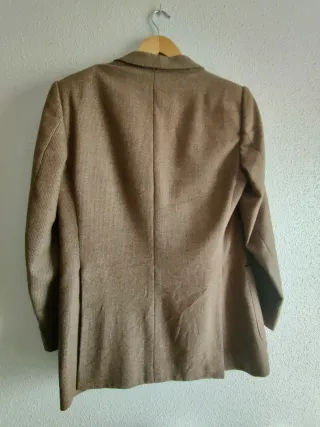 Chaqueta Americana Vintage Beige/Marrón