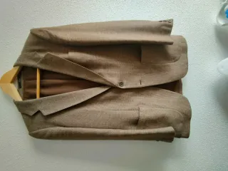 Chaqueta Americana Vintage Beige/Marrón