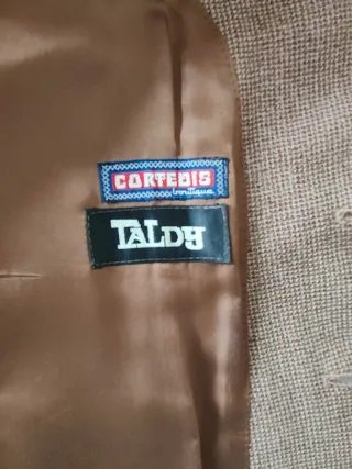 Chaqueta Americana Vintage Pura Lana Virgen