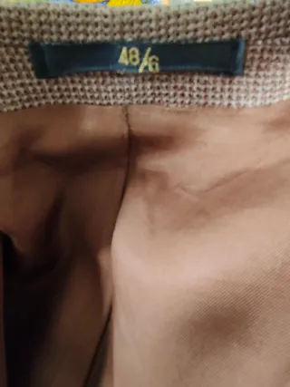 Chaqueta Americana Vintage Pura Lana Virgen