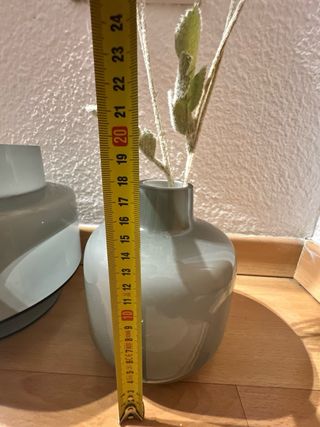 Conjunto 2 jarrones de cristal de Habitat