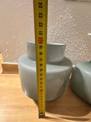 Conjunto 2 jarrones de cristal de Habitat