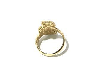 sortija oro 18k con circonita