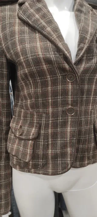 Blazer Vintage Cuadros Talla S