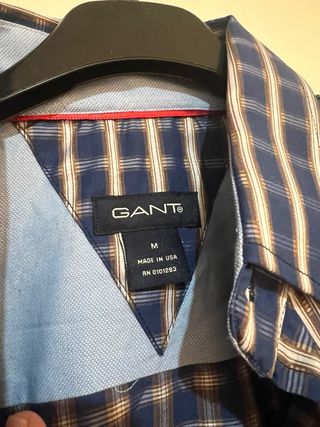 Camisa Gant Vintage Algodón Made in USA