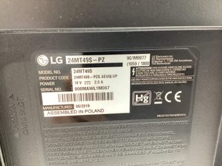 televisor led 24” lg 24mt49spz smart tv