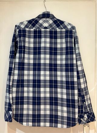Camisa G-Star RAW cuadros azul y blanco