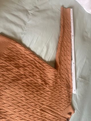 Jersey camel ochos con cremallera