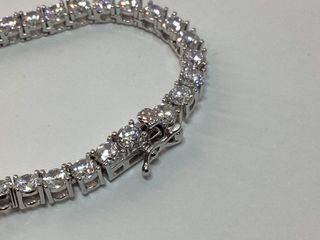 gargantilla plata 925mm con piedra con circonita 20cm