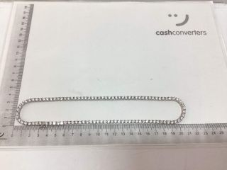 gargantilla plata 925mm con piedra con circonita 20cm