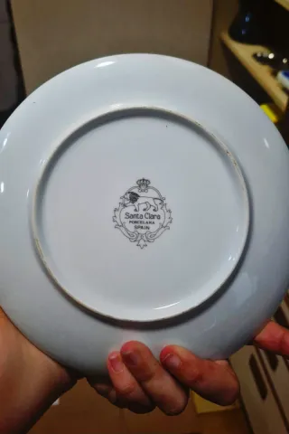 Plato de porcelana Unelco Canarias