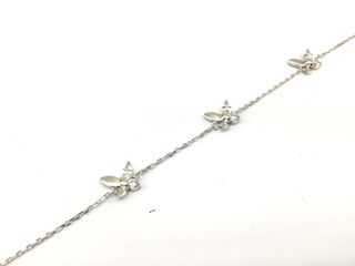 pulsera plata 925mm con piedra con circonita