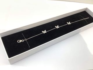 pulsera plata 925mm con piedra con circonita