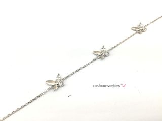 pulsera plata 925mm con piedra con circonita