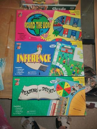 3 Juegos de Mesa Educativos (Lectura)