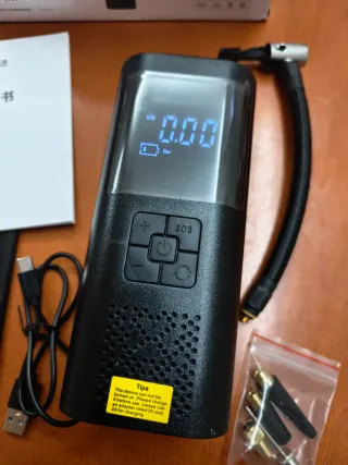 Compresor Aire Coche Inalámbrico y carga USB