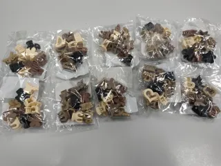 Pack 10 pinzas para el pelo nuevas