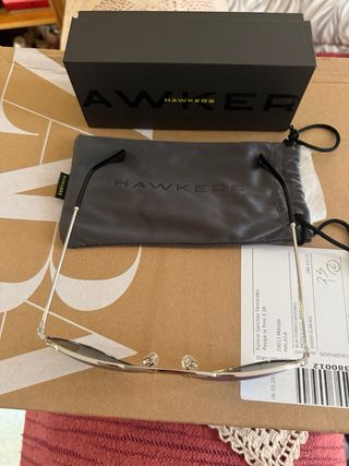 Gafas Hawkers Aviador Plata Azul Polarizadas
