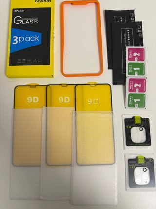 3 Protezioni Schermo in Vetro Temperato SPARIN