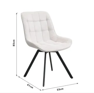 4 Sillas de Comedor Tapizadas