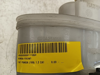BOMBA FRENO FIAT II PANDA (169) 188A4000 02042516
