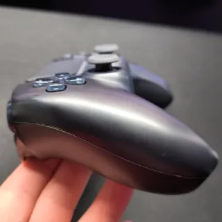 Dualsense preto PS5 com joysticks TMR Favor Union