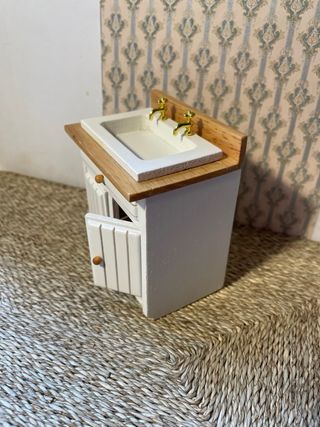 Mobile lavandino cucina casa bambole