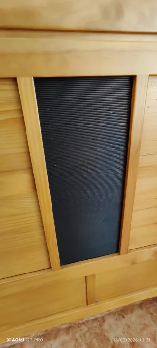 Conjunto cabezal y sinfonier Realizado en madera