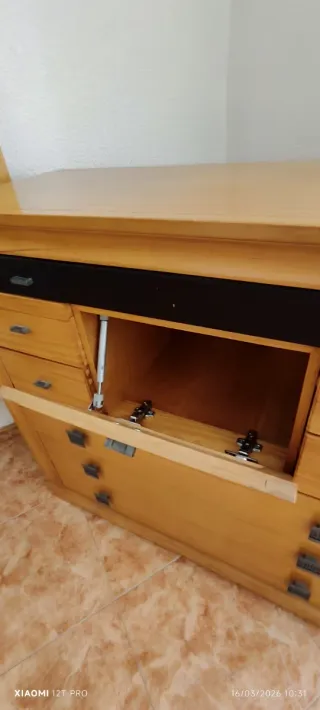 Conjunto cabezal y sinfonier Realizado en madera