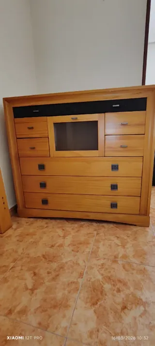 Conjunto cabezal y sinfonier Realizado en madera