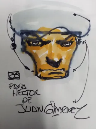 DIBUJO ORIGINAL JUAN GIMÉNEZ LOPEZ de METABARONES