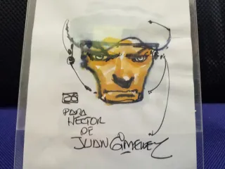 DIBUJO ORIGINAL JUAN GIMÉNEZ LOPEZ de METABARONES