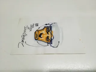 DIBUJO ORIGINAL JUAN GIMÉNEZ LOPEZ de METABARONES