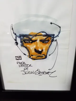 DIBUJO ORIGINAL JUAN GIMÉNEZ LOPEZ de METABARONES