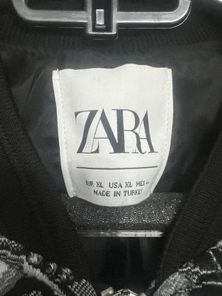 Chaqueta Bomber Zara Estampado Animal