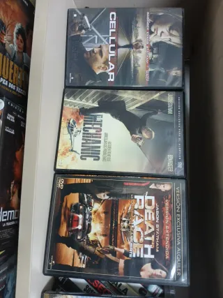DVDs de Acción: Cellular, The Mechanic, Death Race