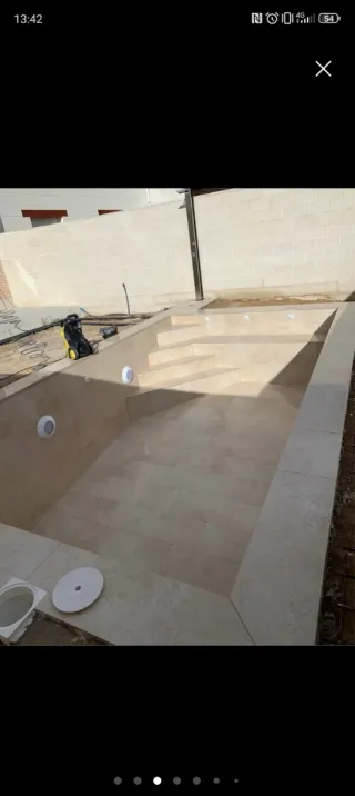Piscina de obra a medida