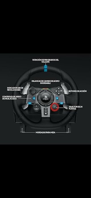 Logitech G29 + Pedales + Soporte Plegable