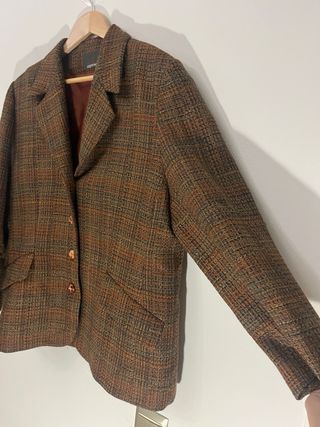 Blazer de lana Griffon Marrón